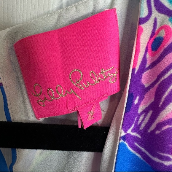 LILLY PULITZER Rease Maxi Dress Pundy Blue isle be back NWT size 2 resort wear - Picture 6 of 7